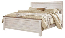 Load image into Gallery viewer, Willowton California King Panel Bed with Mirrored Dresser