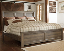 Load image into Gallery viewer, Juararo King Panel Bed with Mirrored Dresser, Chest and Nightstand
