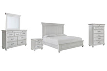 Load image into Gallery viewer, Kanwyn King Panel Bed with Mirrored Dresser, Chest and Nightstand