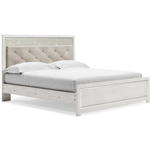 Load image into Gallery viewer, Altyra King Panel Bed with Mirrored Dresser, Chest and Nightstand