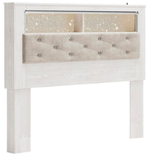 Load image into Gallery viewer, Altyra Queen Bookcase Headboard Bed with Mirrored Dresser, Chest and Nightstand