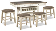 Load image into Gallery viewer, Bolanburg Counter Height Dining Table and 4 Barstools