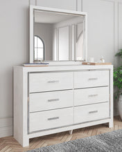 Load image into Gallery viewer, Altyra Queen Upholstered Storage Bed with Mirrored Dresser and Nightstand
