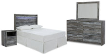 Load image into Gallery viewer, Baystorm Full Panel Headboard with Mirrored Dresser and Nightstand