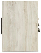 Load image into Gallery viewer, Cambeck Queen Panel Bed with 2 Storage Drawers with Mirrored Dresser and Nightstand