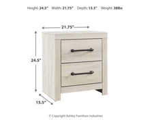 Load image into Gallery viewer, Cambeck Queen Panel Bed with Mirrored Dresser and Nightstand