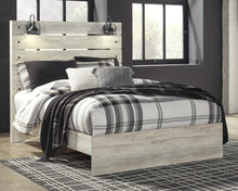 Load image into Gallery viewer, Cambeck Queen Panel Bed with Mirrored Dresser and Nightstand