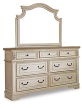 Load image into Gallery viewer, Realyn Queen Sleigh Bed with Mirrored Dresser, Chest and Nightstand