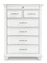 Load image into Gallery viewer, Kanwyn Queen Panel Bed with Mirrored Dresser, Chest and Nightstand