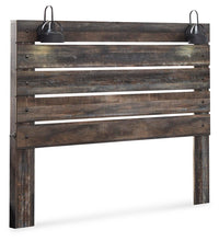 Load image into Gallery viewer, Drystan King Panel Headboard Bed with Mirrored Dresser, Chest and Nightstand