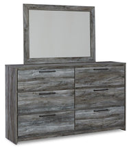 Load image into Gallery viewer, Baystorm Queen Panel Bed with 2 Storage Drawers with Mirrored Dresser and Nightstand