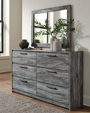 Load image into Gallery viewer, Baystorm Queen Panel Bed with 2 Storage Drawers with Mirrored Dresser and Nightstand