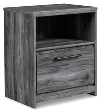 Load image into Gallery viewer, Baystorm Full Panel Bed with Mirrored Dresser and Nightstand
