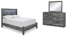 Load image into Gallery viewer, Baystorm Full Panel Bed with Mirrored Dresser