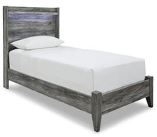 Load image into Gallery viewer, Baystorm Twin Panel Bed with Mirrored Dresser