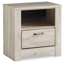 Load image into Gallery viewer, Bellaby King Platform Bed with 2 Storage Drawers with Mirrored Dresser and Nightstand