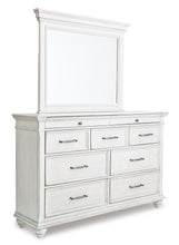 Load image into Gallery viewer, Kanwyn Queen Panel Bed with Mirrored Dresser, Chest and Nightstand