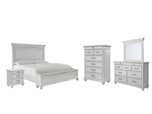 Load image into Gallery viewer, Kanwyn Queen Panel Bed with Storage with Mirrored Dresser, Chest and Nightstand