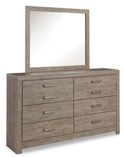 Load image into Gallery viewer, Culverbach King Panel Bed with Mirrored Dresser