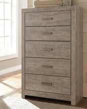 Load image into Gallery viewer, Culverbach Queen Panel Bed with Mirrored Dresser, Chest and Nightstand