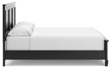 Load image into Gallery viewer, Lanolee California King Panel Bed with Mirrored Dresser