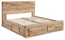 Load image into Gallery viewer, Hyanna King Panel Storage Bed with 2 Under Bed Storage Drawers, Dresser, Mirror, Chest and Nightstand