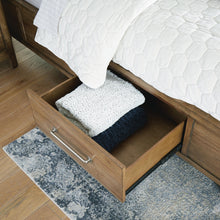 Load image into Gallery viewer, Cabalynn King Panel Bed with Storage with Mirrored Dresser, Chest and Nightstand