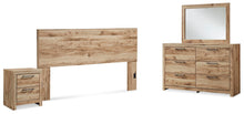 Load image into Gallery viewer, Hyanna King Panel Headboard, Dresser, Mirror and Nightstand