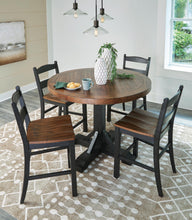 Load image into Gallery viewer, Valebeck Counter Height Dining Table and 4 Barstools
