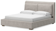 Load image into Gallery viewer, Cabalynn King Upholstered Bed with Mirrored Dresser, Chest and Nightstand