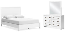 Load image into Gallery viewer, Binterglen Queen Panel Bed with Mirrored Dresser