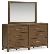 Load image into Gallery viewer, Cabalynn Queen Panel Bed with Storage with Mirrored Dresser and Nightstand