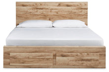 Load image into Gallery viewer, Hyanna Queen Panel Storage Bed, Dresser, Mirror and Nightstand