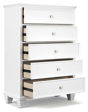 Load image into Gallery viewer, Fortman Full Panel Bed with Mirrored Dresser, Chest and Nightstand