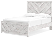 Load image into Gallery viewer, Cayboni Full Panel Bed with Mirrored Dresser and Nightstand