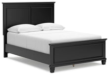 Load image into Gallery viewer, Lanolee Full Panel Bed with Mirrored Dresser and Nightstand