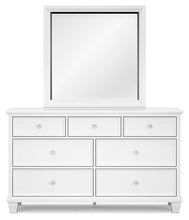 Load image into Gallery viewer, Fortman California King Panel Bed with Mirrored Dresser and Nightstand