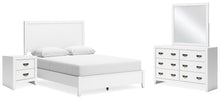 Load image into Gallery viewer, Binterglen Queen Panel Bed with Mirrored Dresser and Nightstand