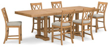 Load image into Gallery viewer, Havonplane Counter Height Dining Table and 6 Barstools