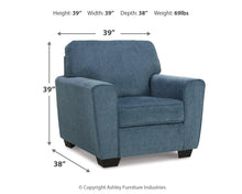 Load image into Gallery viewer, Cashton Chair and Ottoman