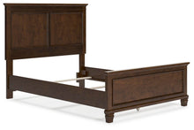 Load image into Gallery viewer, Danabrin Full Panel Bed with Mirrored Dresser, Chest and Nightstand