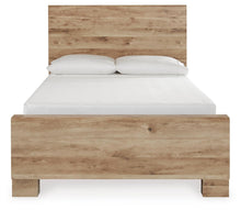 Load image into Gallery viewer, Hyanna Full Panel Bed with Storage with Mirrored Dresser