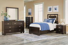 Load image into Gallery viewer, Covetown Twin Panel Bed, Dresser, Mirror, Chest and Nightstand