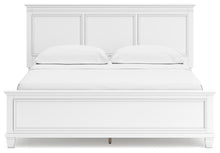 Load image into Gallery viewer, Fortman California King Panel Bed with Mirrored Dresser