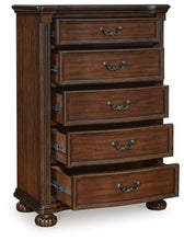 Load image into Gallery viewer, Lavinton Queen Poster Bed, Dresser, Mirror, Chest and Nightstand