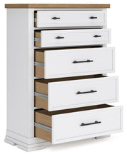 Load image into Gallery viewer, Ashbryn King Panel Storage Bed, Dresser, Mirror, Chest and Nightstand