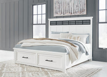 Load image into Gallery viewer, Ashbryn King Panel Storage Bed, Dresser, Mirror, Chest and Nightstand