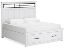 Load image into Gallery viewer, Ashbryn King Panel Storage Bed, Dresser, Mirror and Nightstand