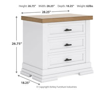 Load image into Gallery viewer, Ashbryn King Panel Storage Bed, Dresser, Mirror and Nightstand