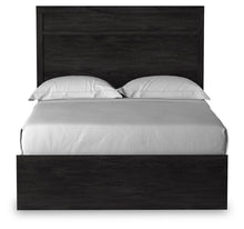 Load image into Gallery viewer, Belachime Full Panel Bed with Mirrored Dresser, Chest and Nightstand